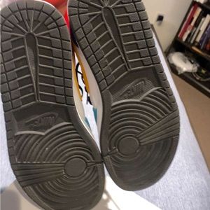 Air jordan one bred multi colour size 8 mens.